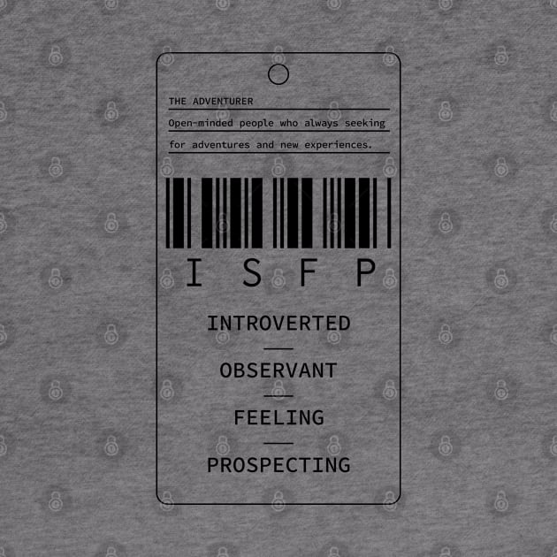 ISFP - The Adventurer - Introverted Observant Feeling Prospecting by Millusti